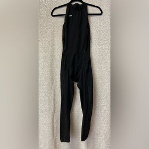 Speedo Fastskin FS-PRO Full Body Open Back swimsuit techsuit Women’s Black